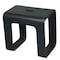 Alfi Brand Black Matte Solid Surface Resin Bathroom / Shower Stool ABST99BM - alternate 5